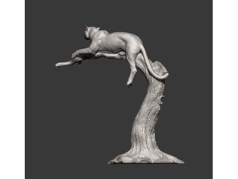 Cheetah 3D Print Model