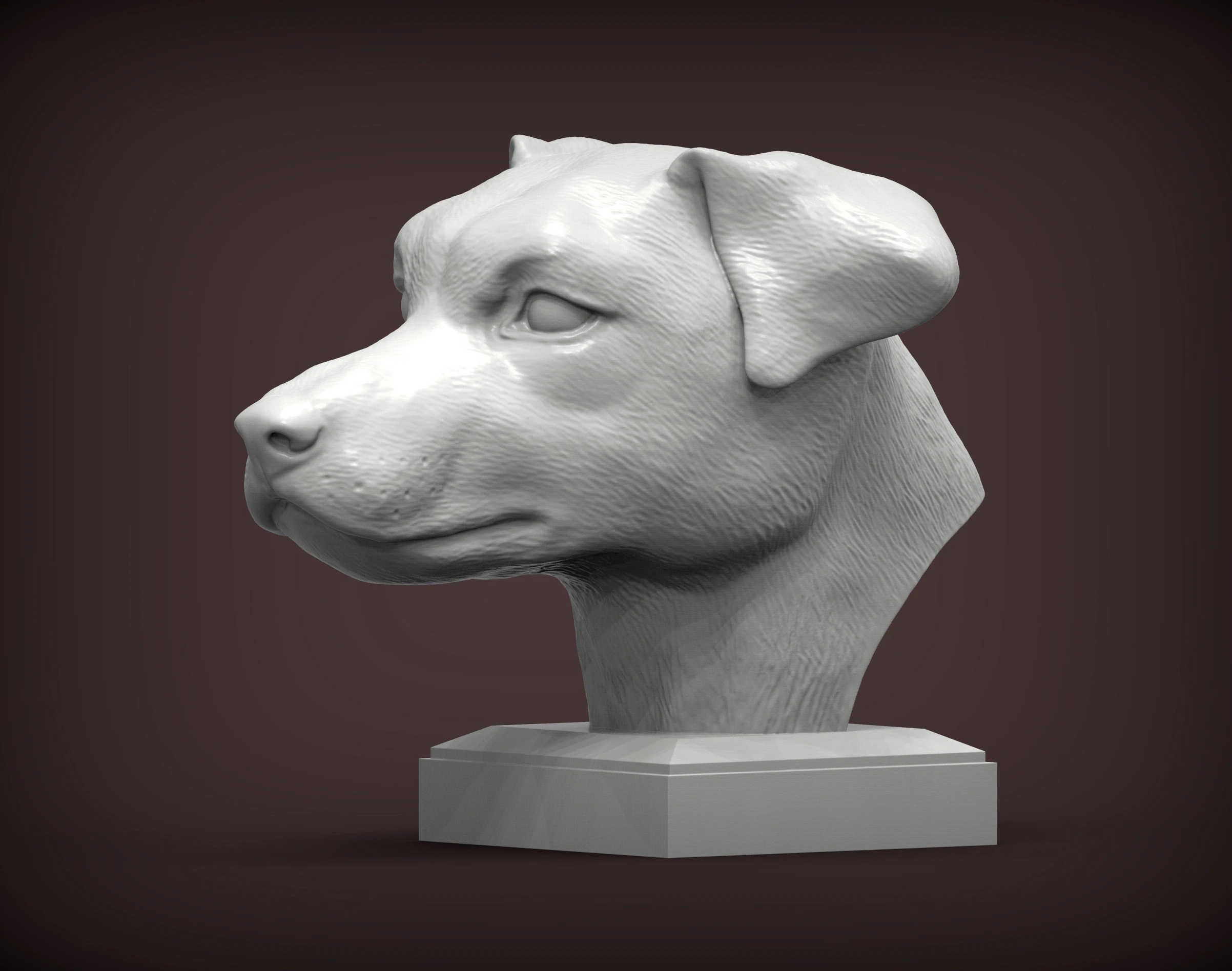 Jack Russell Terrier 3D Print Model .c4d .max .obj .3ds .fbx .stl .blend 