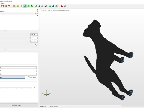 Irish Terrier 3Dプリントモデル