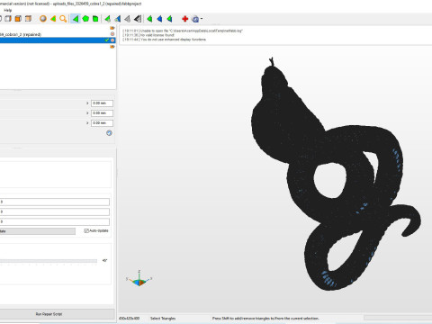 Cobra 3Dプリントモデル
