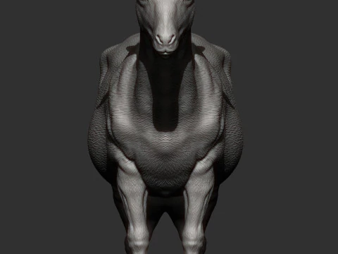 Goat 3D Print Model