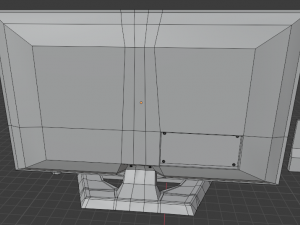 plasma tv and remote control 3D Model