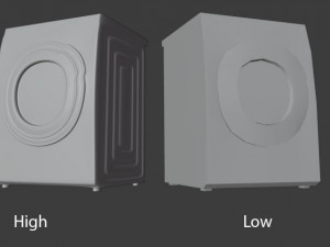 washing machine samsung 3D Model