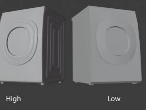 washing machine samsung 3D Model