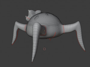 spider monster Modelo 3D
