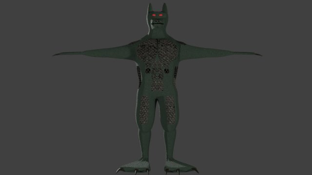 swamp wolf 3D Model .c4d .max .obj .3ds .fbx .stl .blend 
