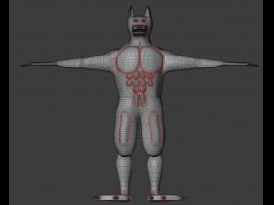 swamp wolf 3D Model
