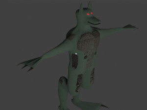 swamp wolf 3D Model