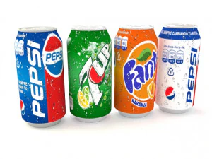 latas gaseosas 3D Model