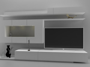 mueble comedor moderno Modèle 3D