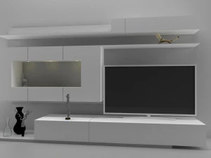 mueble comedor moderno Modelo 3D