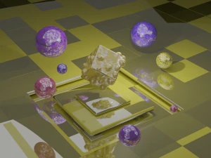 abstract model with animation 3D Model