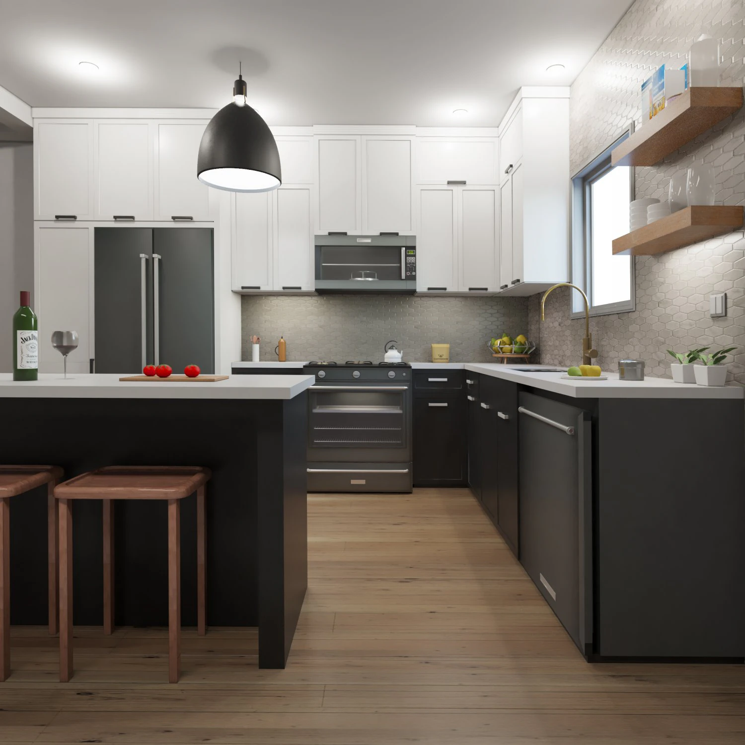 kitchenset 3D Model .c4d .max .obj .3ds .fbx .stl .blend