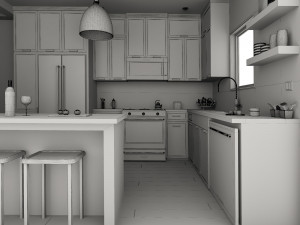 kitchenset 3D Model