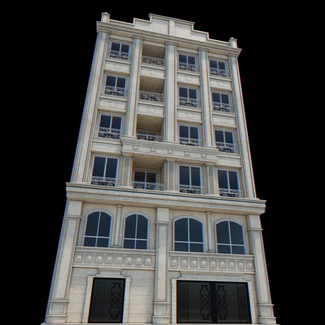 building 3D Model .c4d .max .obj .3ds .fbx .stl .blend 