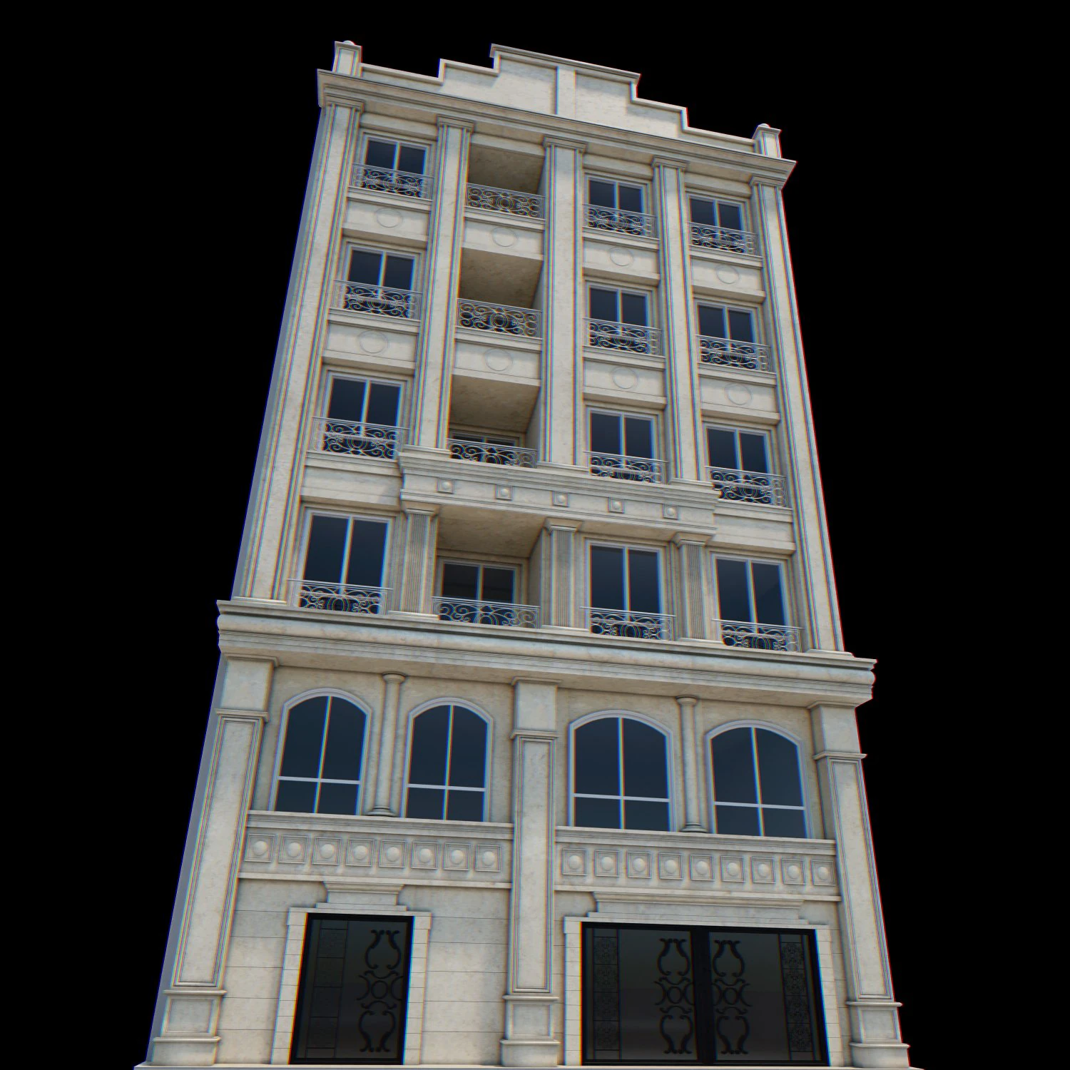 building 3D Model .c4d .max .obj .3ds .fbx .stl .blend 