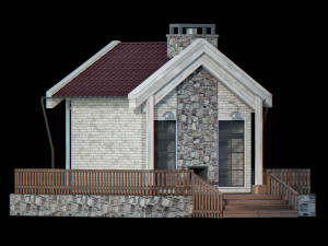 cottage 3D मॉडल