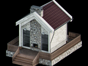 cottage 3D 模型