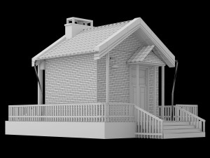 cottage 3D 模型