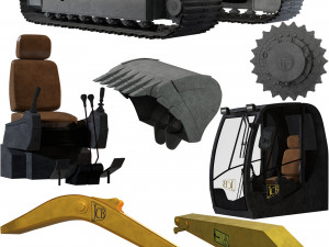 jcbexcavator Modelo 3D
