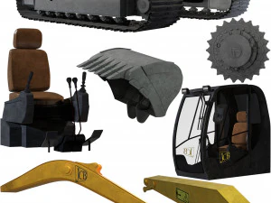 jcbexcavator 3D Model