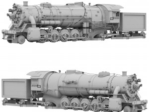 locomotive 3Dモデル