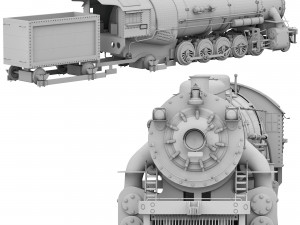 locomotive 3Dモデル