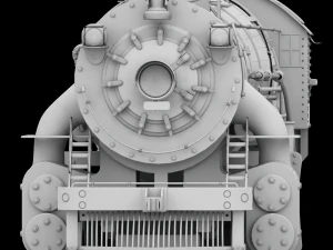 locomotive 3D Model
