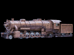 locomotive 3D Model