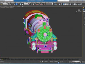 locomotive 3D Model