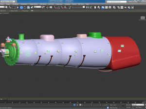 locomotive 3Dモデル