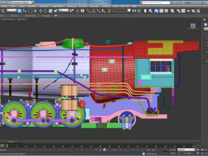 locomotive 3D Model