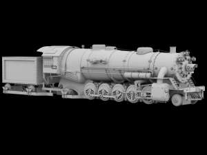 locomotive 3Dモデル