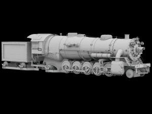 locomotive 3D Model