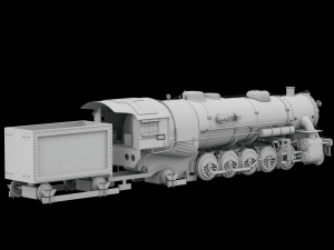 locomotive 3Dモデル