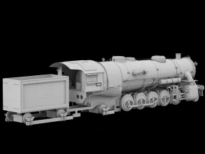 locomotive 3D Model