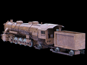 locomotive 3Dモデル