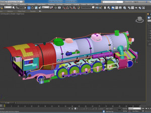 locomotive 3Dモデル