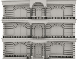 mansion 3D 模型
