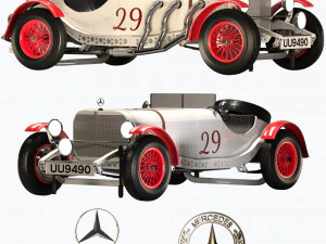 mercedessskl1929 3D Model