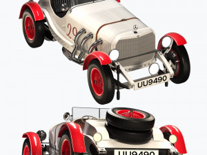 mercedessskl1929 3D मॉडल