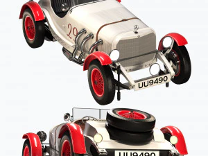 mercedessskl1929 3D Model