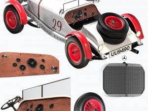 mercedessskl1929 3D Model