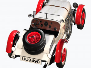 mercedessskl1929 3D मॉडल