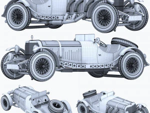 mercedessskl1929 3D Model