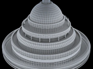 milad tower 3D Model