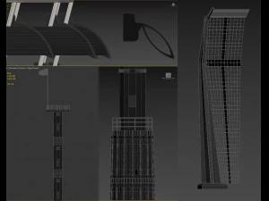 milad tower 3D Model