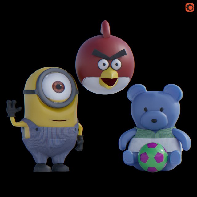 toys Modelo 3D .c4d .max .obj .3ds .fbx .stl .blend 