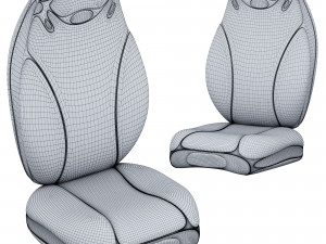 car chair 3Dモデル