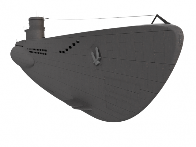 u boat 3D Model .c4d .max .obj .3ds .fbx .stl .blend 